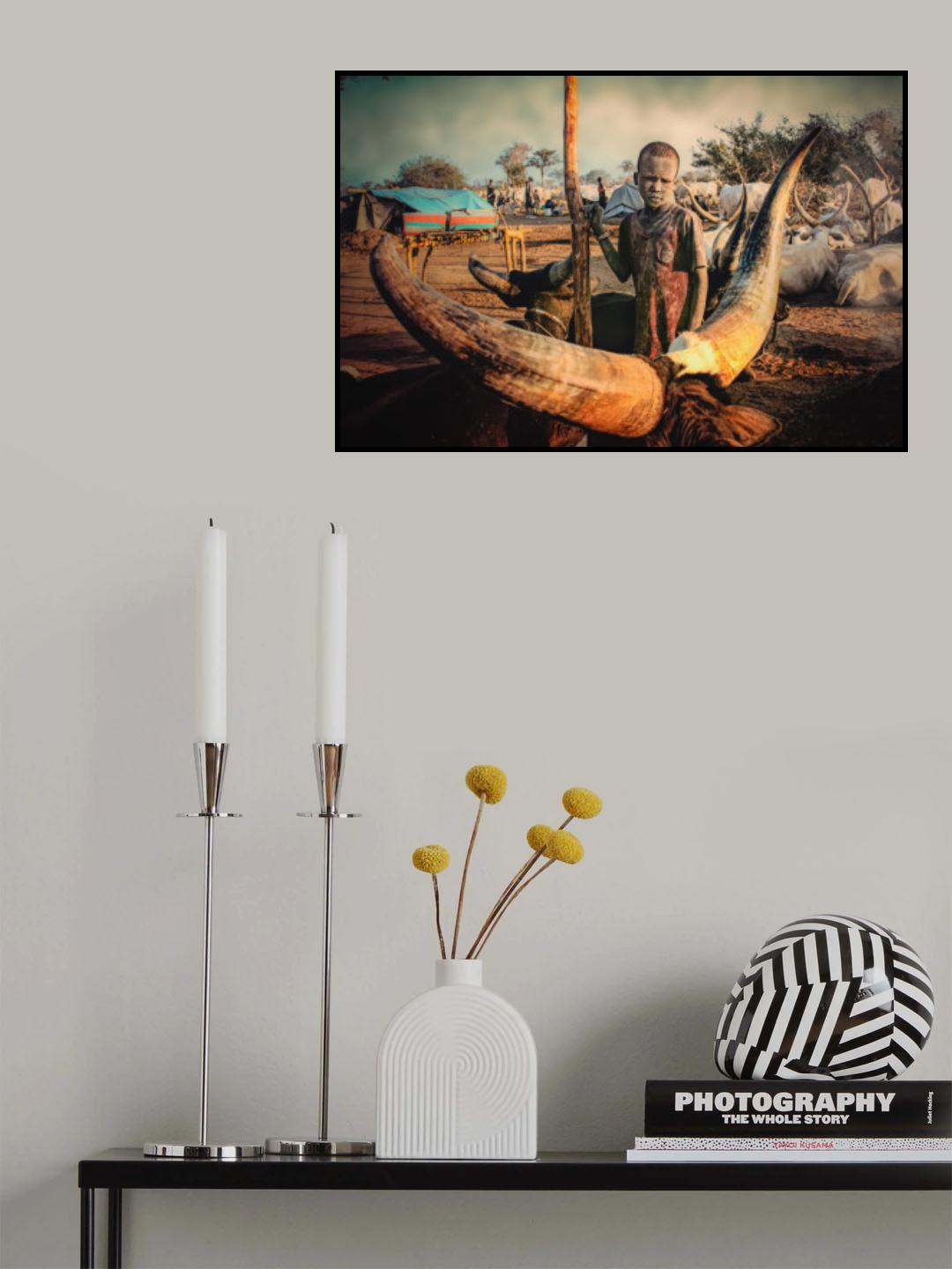 Mundari Child Poster och Canvastavla