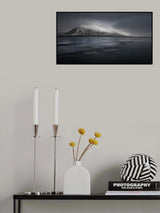 Last Light Iceland Poster och Canvastavla