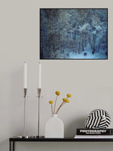 Blue Winter Poster och Canvastavla