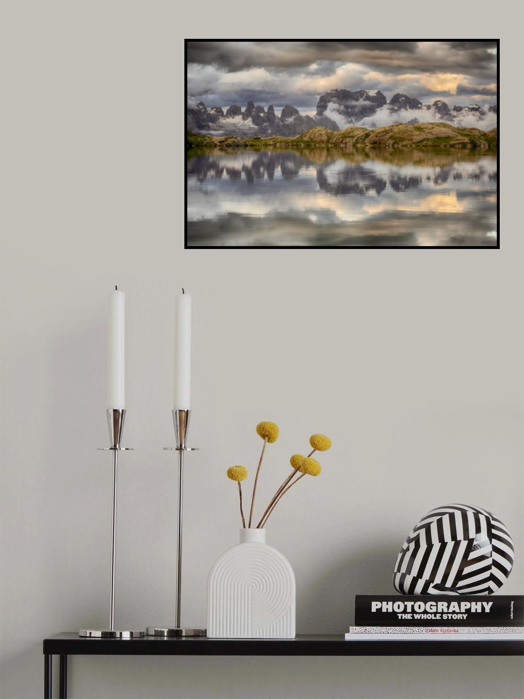 Lago Nero di Cornisello Poster och Canvastavla