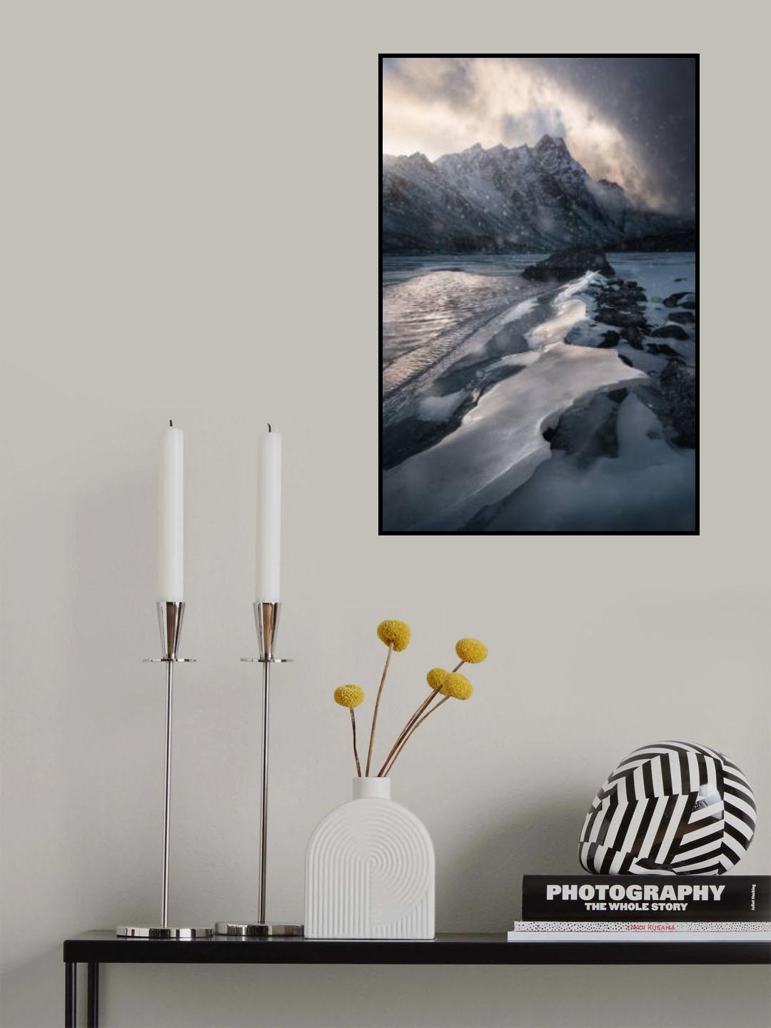 Ice Wave Poster och Canvastavla