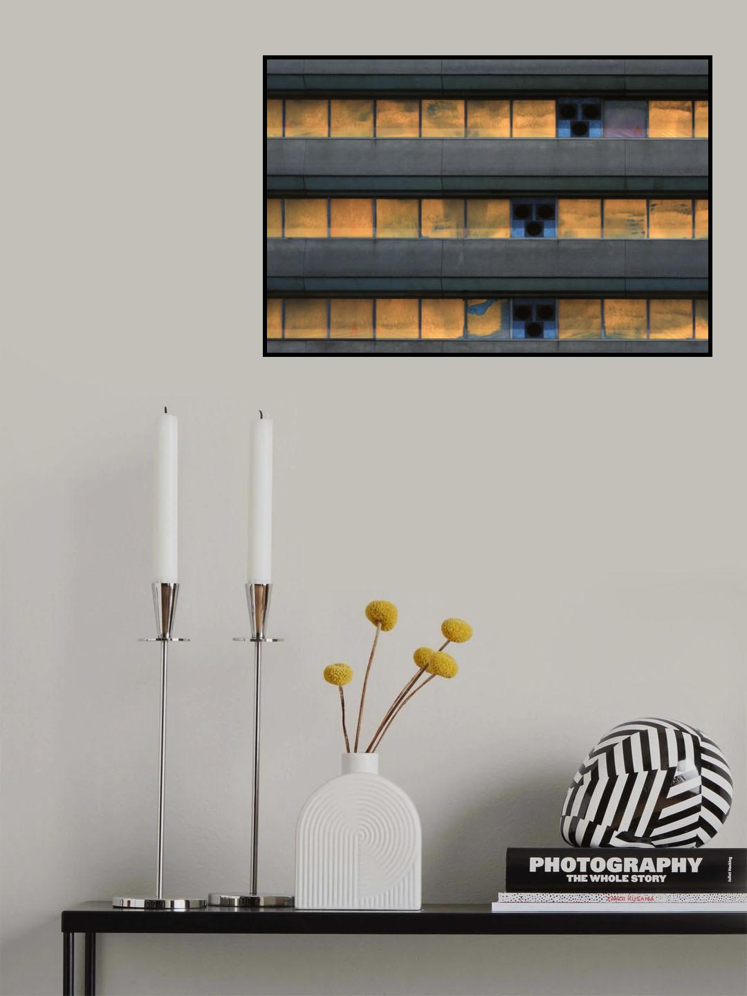The blue trio Poster och Canvastavla