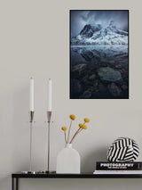 reflejo y piedras Poster och Canvastavla