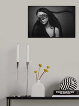 Girl with eyes of flowers Poster och Canvastavla