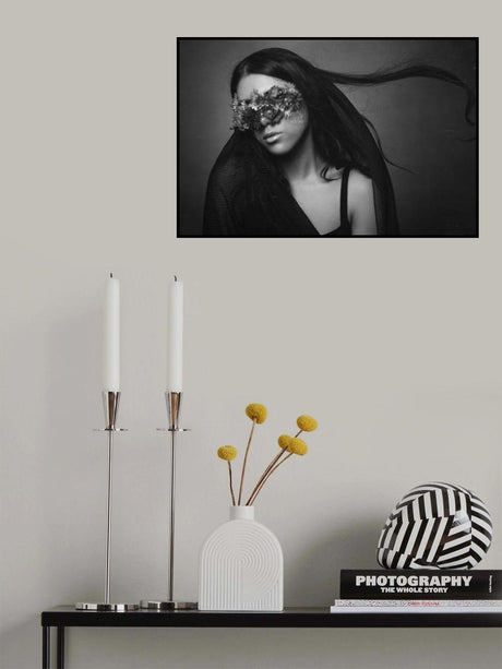 Girl with eyes of flowers Poster och Canvastavla