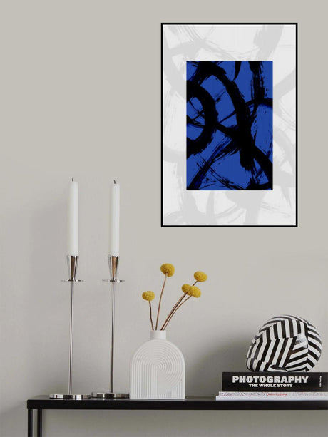 Abstract Brush Strokes 98Y Poster och Canvastavla