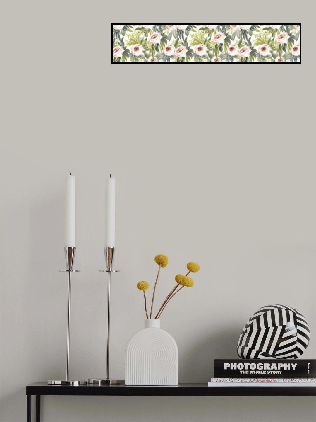 Ananada watercolor botanical pattern Poster och Canvastavla