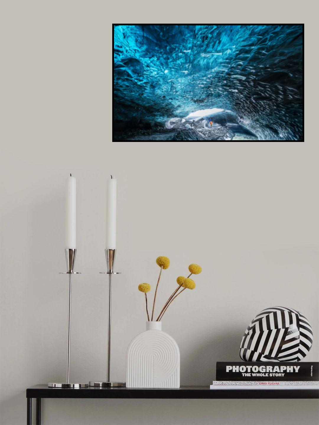 Ice cave adventure Poster och Canvastavla