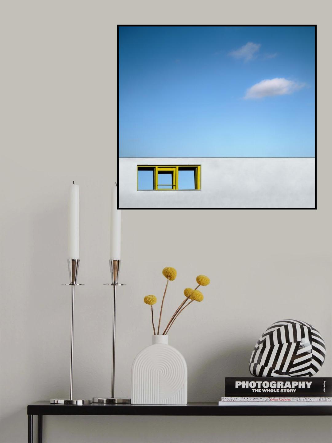 Yellow window Poster och Canvastavla