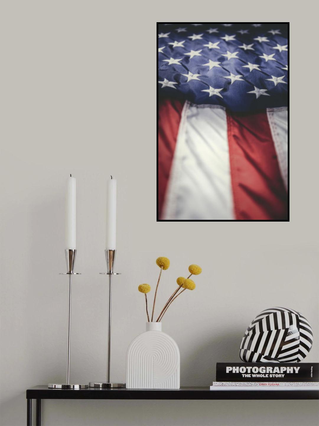 Old Glory Poster och Canvastavla