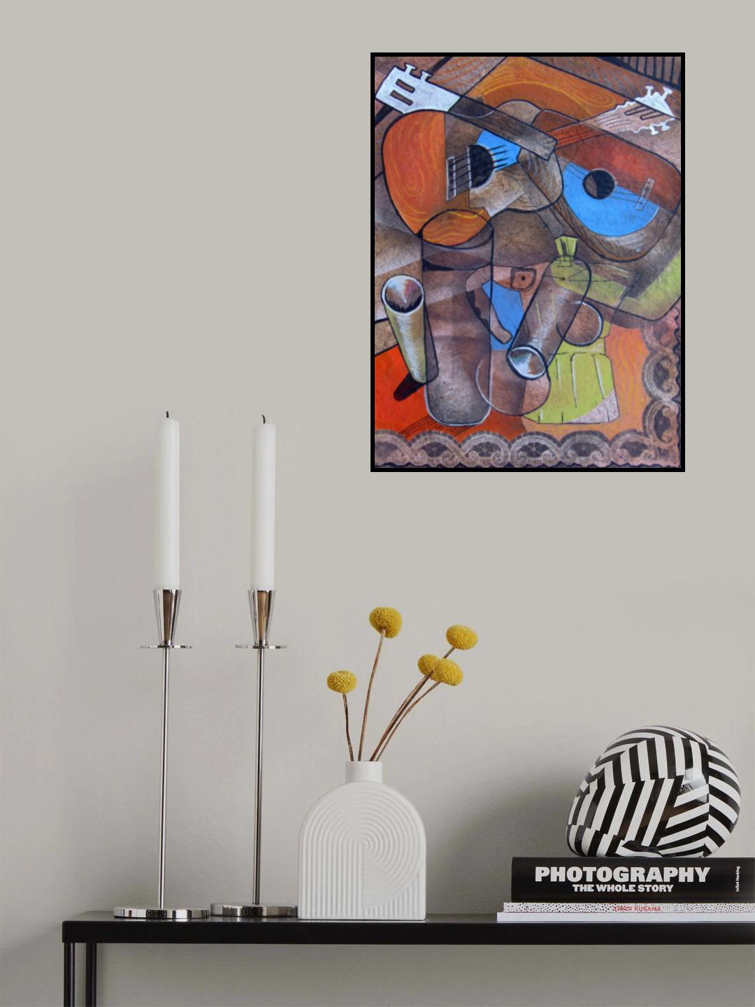 Two Guitars Poster och Canvastavla