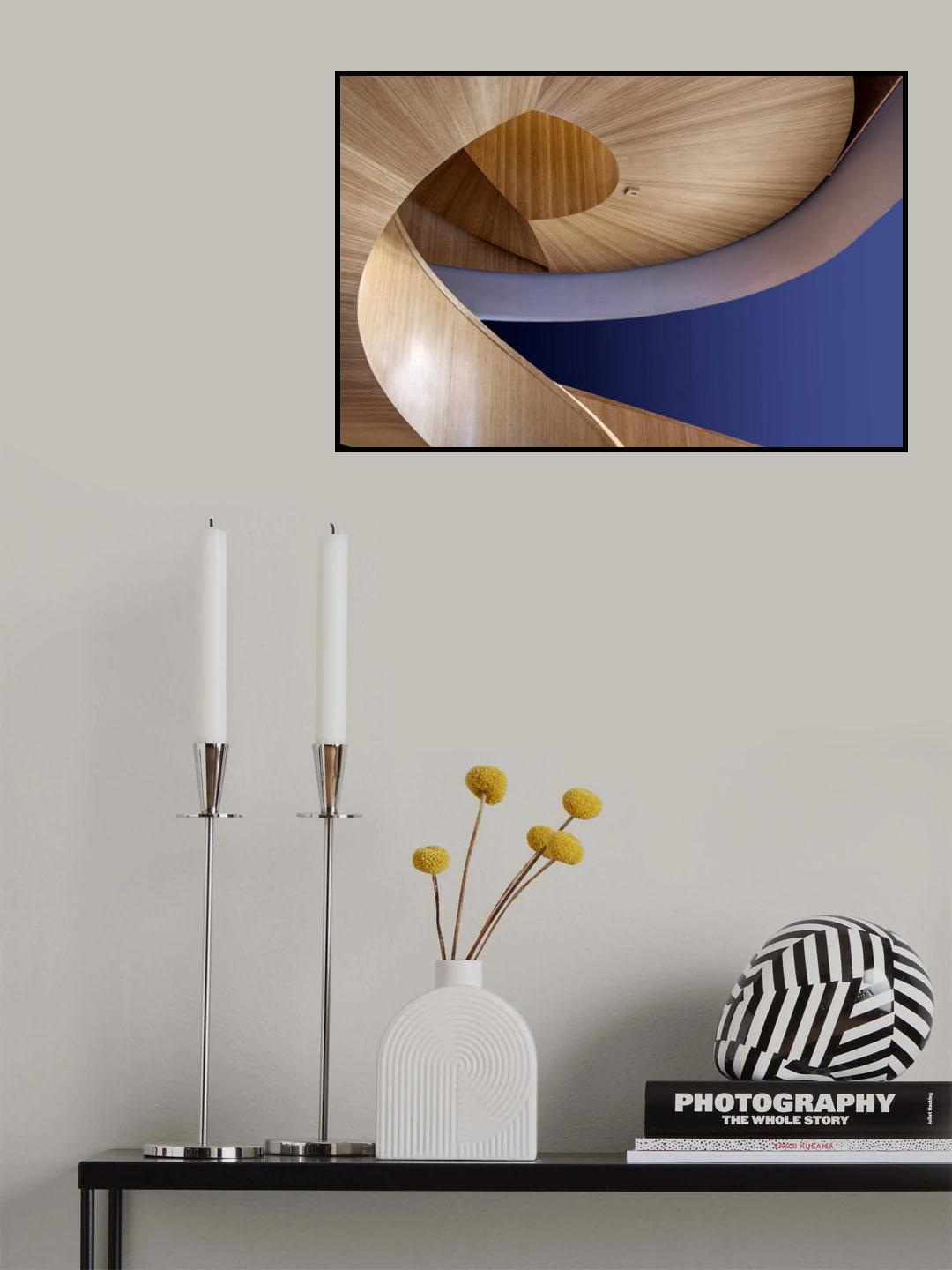Staircase Poster och Canvastavla