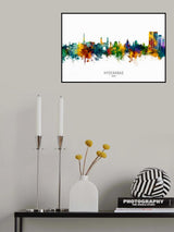 Hyderabad Skyline India Poster och Canvastavla