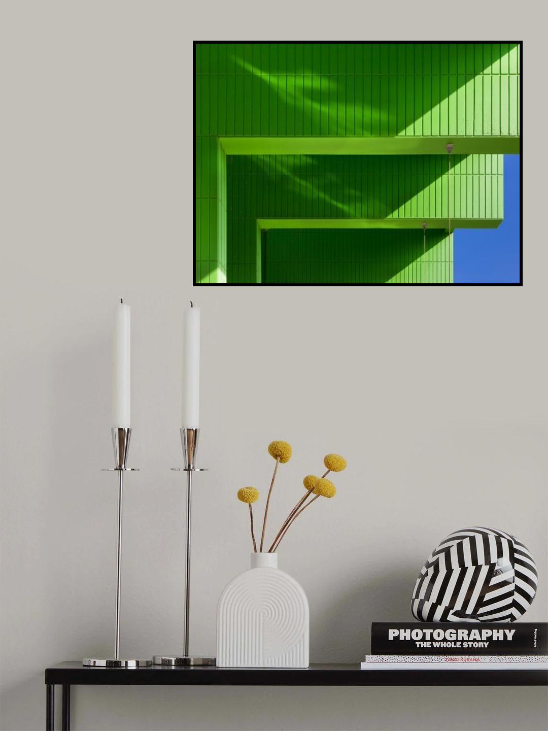 Green Poster och Canvastavla