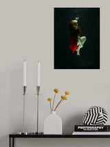 underwater artistic portrait shooting Poster och Canvastavla