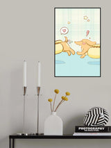 Lovely Dachshund Dog Poster och Canvastavla