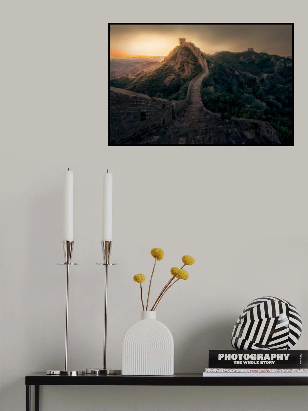 A Dragon In Its Slumber Poster och Canvastavla