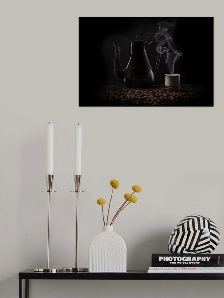 Black coffee Poster och Canvastavla