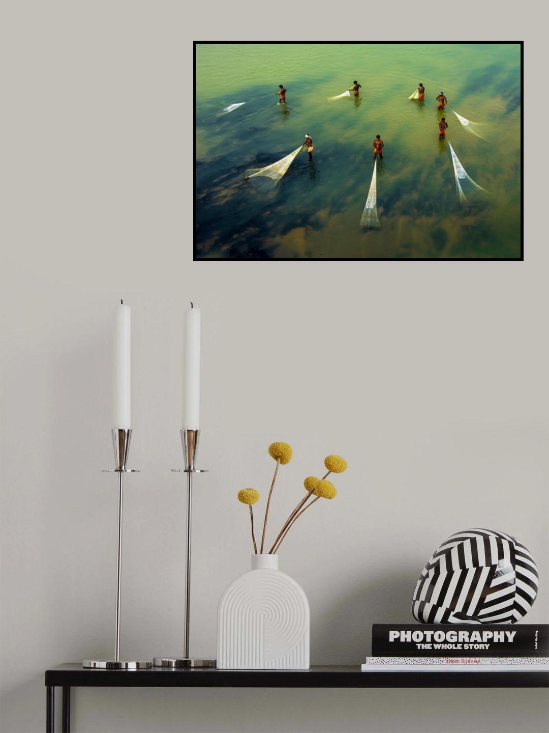 Fishing All Together Poster och Canvastavla