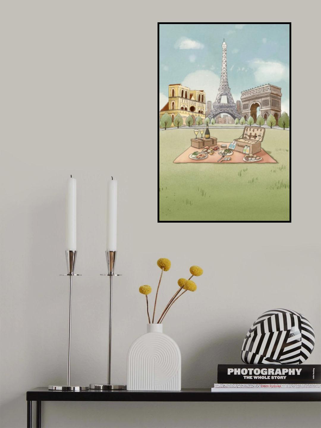 Paris Poster och Canvastavla
