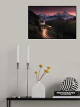 Bavarian Sunset Poster och Canvastavla