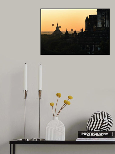 Sunrise in Bagan Poster och Canvastavla