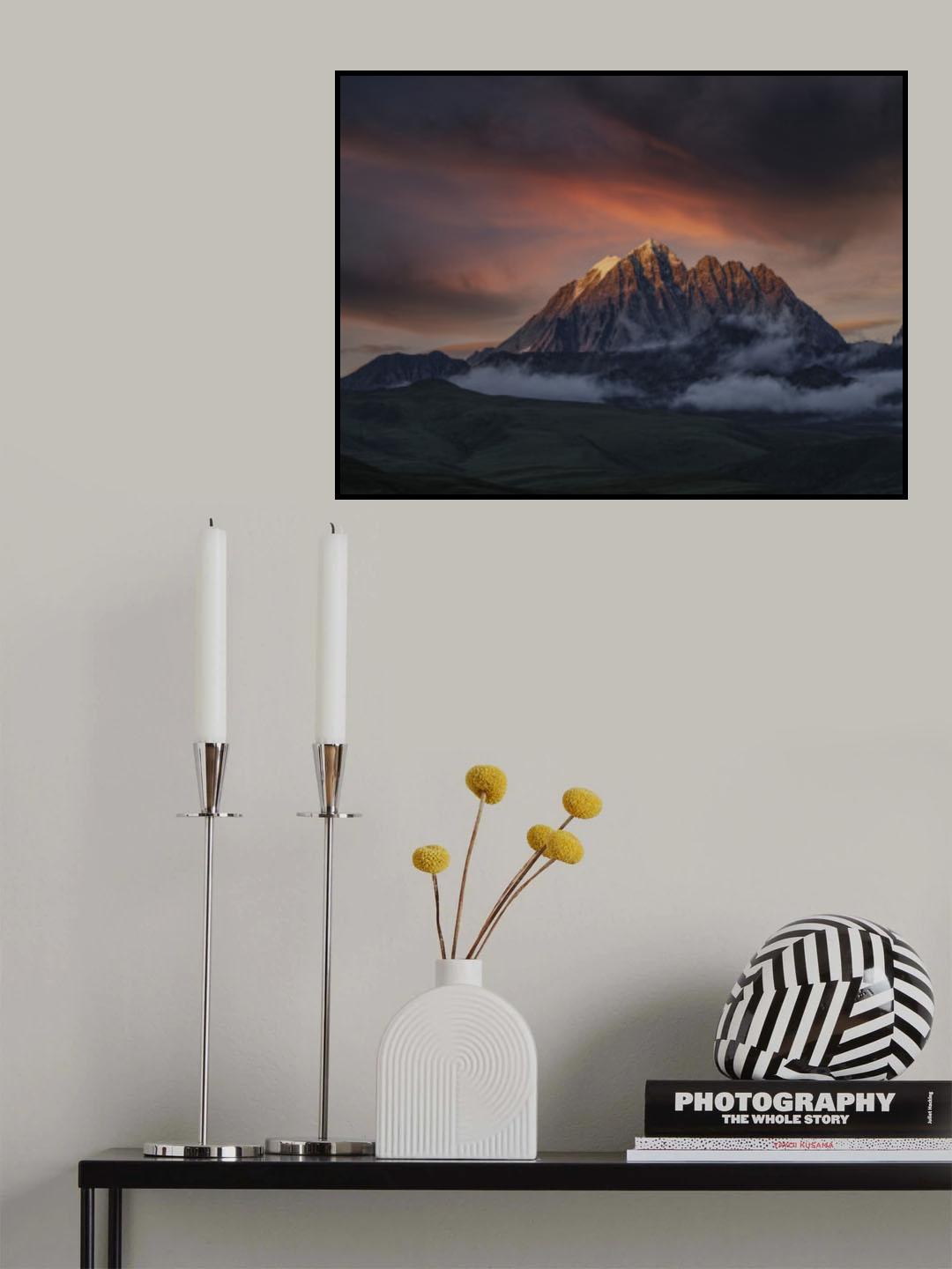 雅拉雪山 Poster och Canvastavla