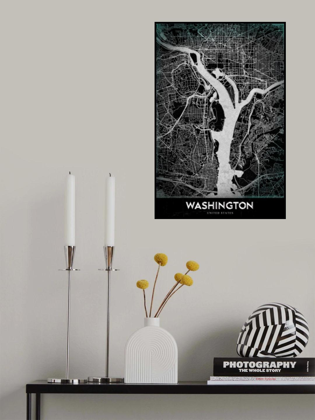 WASHINGTON Poster och Canvastavla