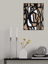Bold line composition 04 Poster och Canvastavla