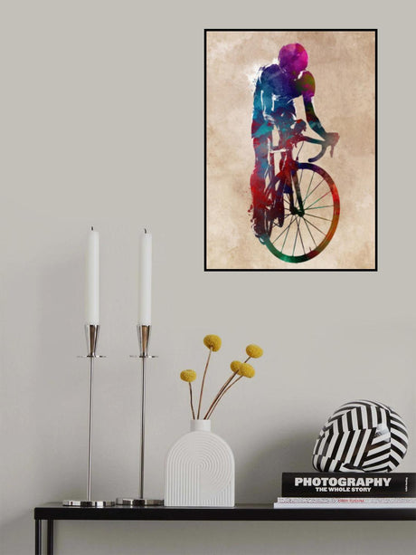 Cycling sport art 22 Poster och Canvastavla