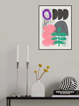 Nature Abstract Cut Out Poster och Canvastavla
