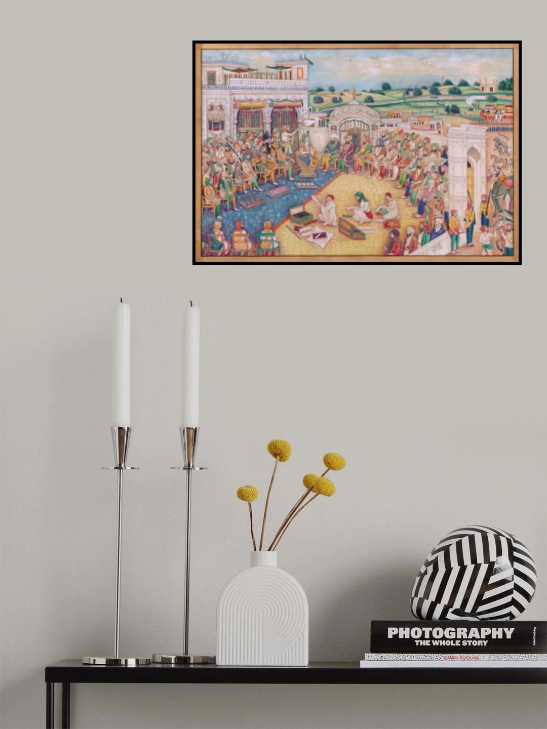 Ranjeet singh court scene Poster och Canvastavla