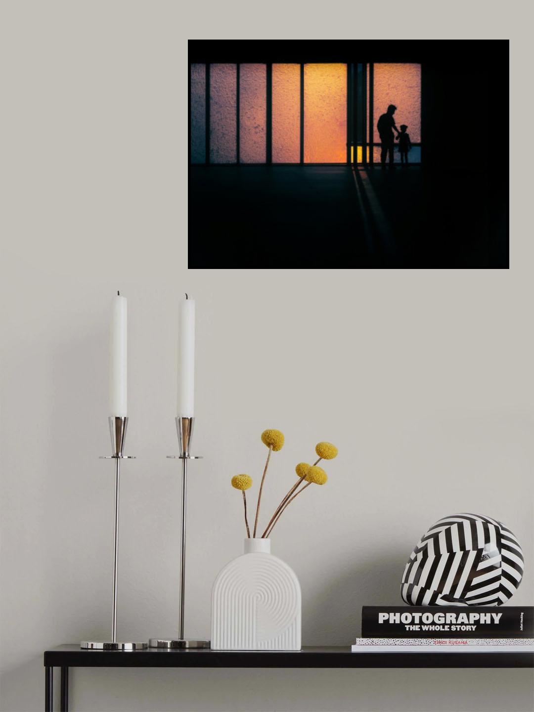 Father and Daughter Poster och Canvastavla