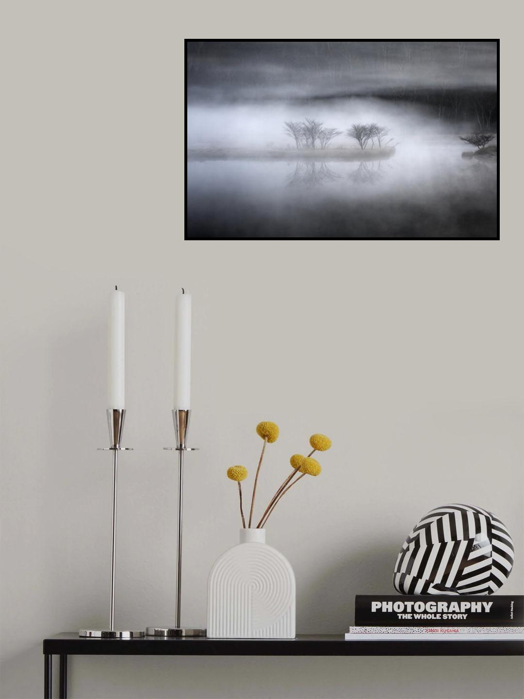Mysterious pond Poster och Canvastavla