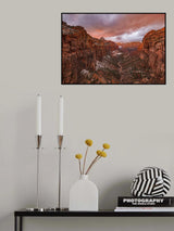 Zion NP -- Overlook Sunset Poster och Canvastavla