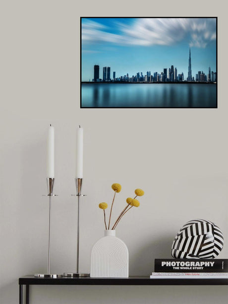Blue Dubai Poster och Canvastavla