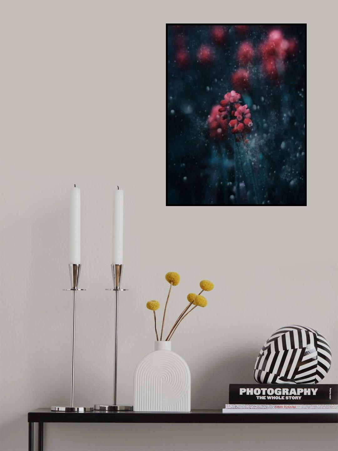 A Snowy Evening Poster och Canvastavla