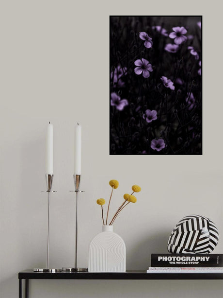 Dark Flowers 10 Poster och Canvastavla