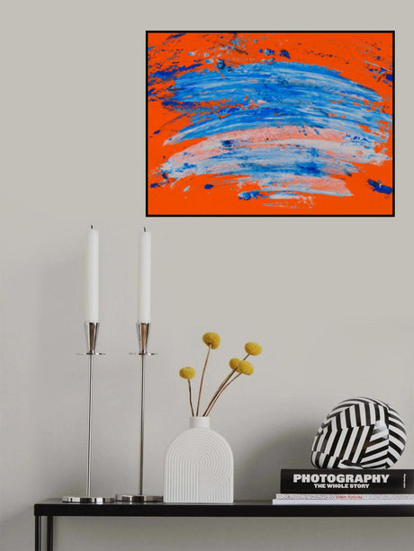 colored paints Poster och Canvastavla