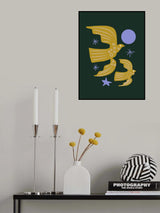 Nocturnal Dove Poster och Canvastavla