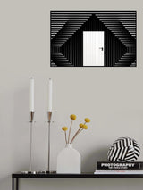 White Door Poster och Canvastavla