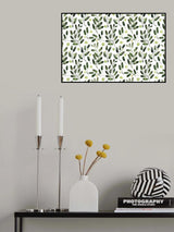 Lisa watercolor seeded eucalyptus pattern Poster och Canvastavla