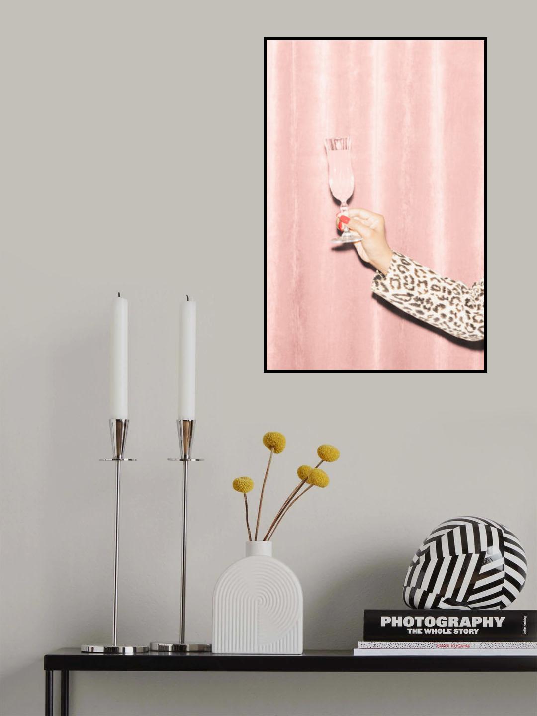 Here's To Pink 04 Poster och Canvastavla