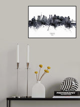 Tokyo Japan Skyline Poster och Canvastavla