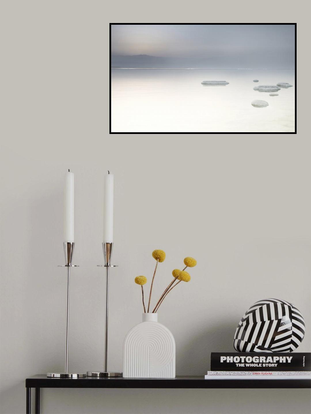 white sunrise Poster och Canvastavla