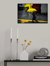 The yellow colors street Poster och Canvastavla