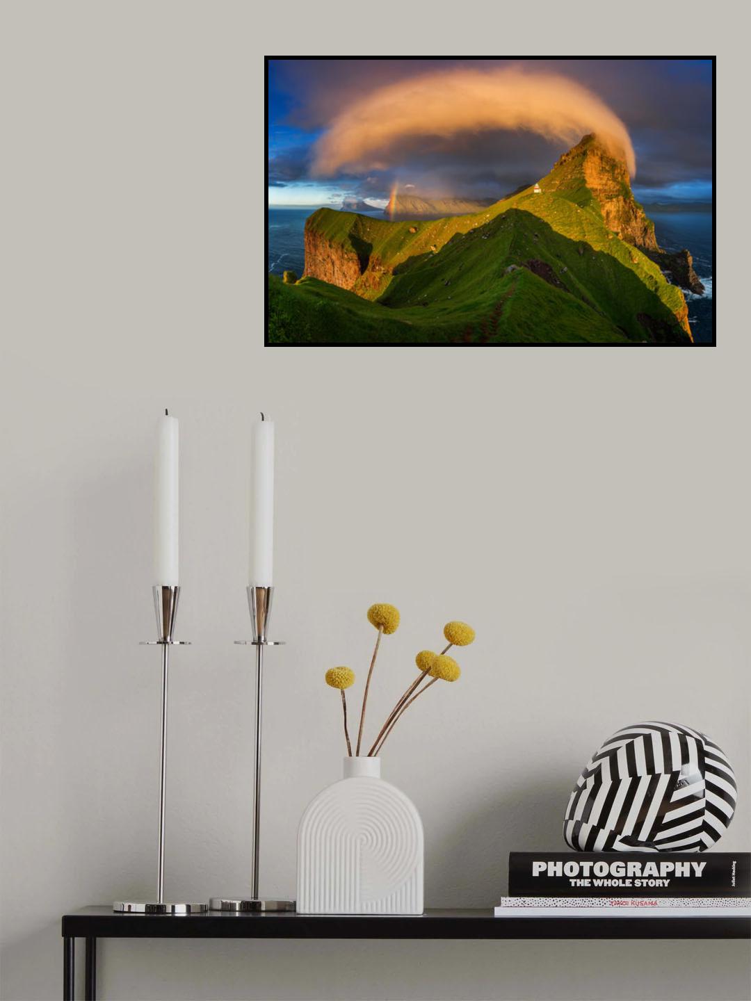 Kallur sunset Poster och Canvastavla