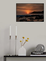 Orange Sunset Poster och Canvastavla