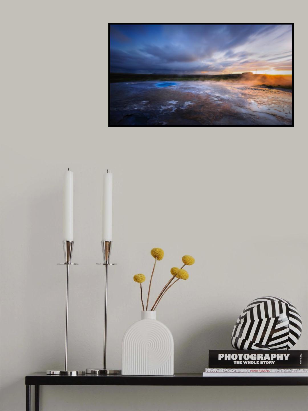 Hveravellir Hot Springs II Poster och Canvastavla