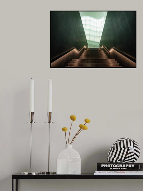 Atrium stairs Poster och Canvastavla